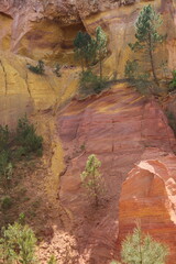 Ochre mining - Roussillon - Vaucluse - Provence-Alpes-Côte d'Azur - France