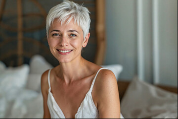 attractive 55 year old European woman