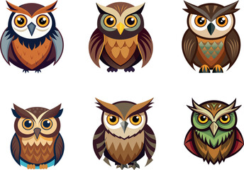 collection of owls