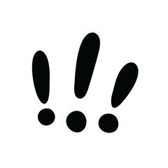 A set of exclamation mark symbol