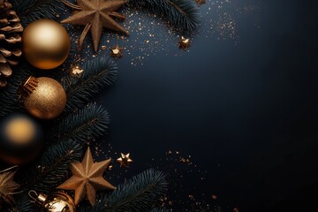 Christmas dark background