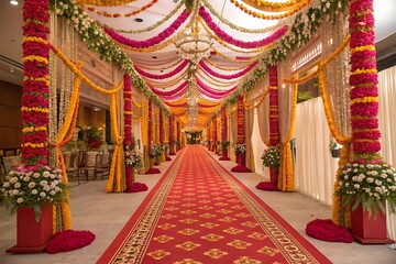 Obraz premium buddhist temple in the city