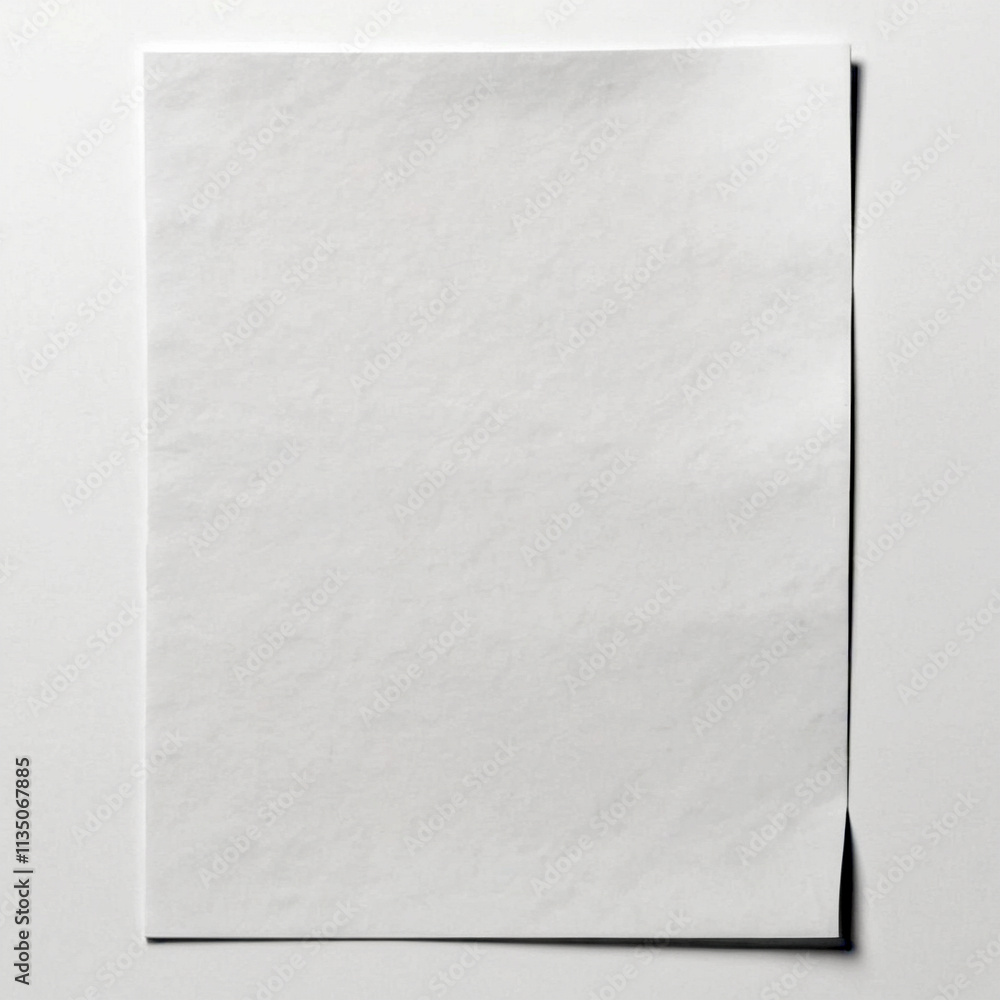 Poster creative blank canvas inviting artistic expression in a serene workspace