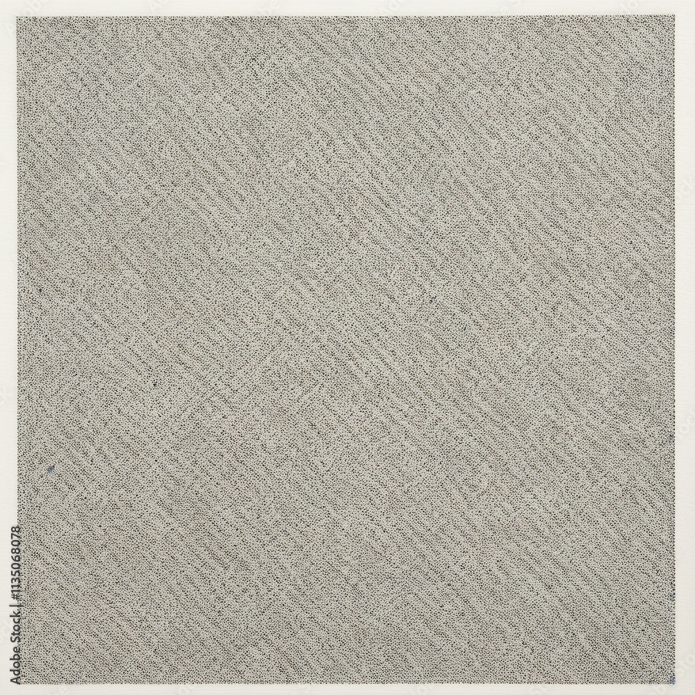 Poster textured gray surface reveals intricate pattern and subtle depth at close range