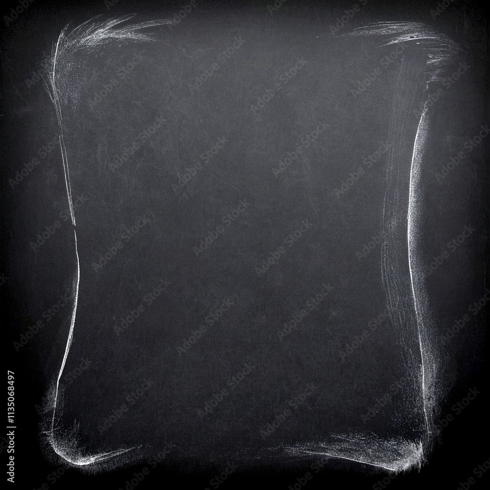 Poster creative blank chalkboard canvas inviting imagination and expression