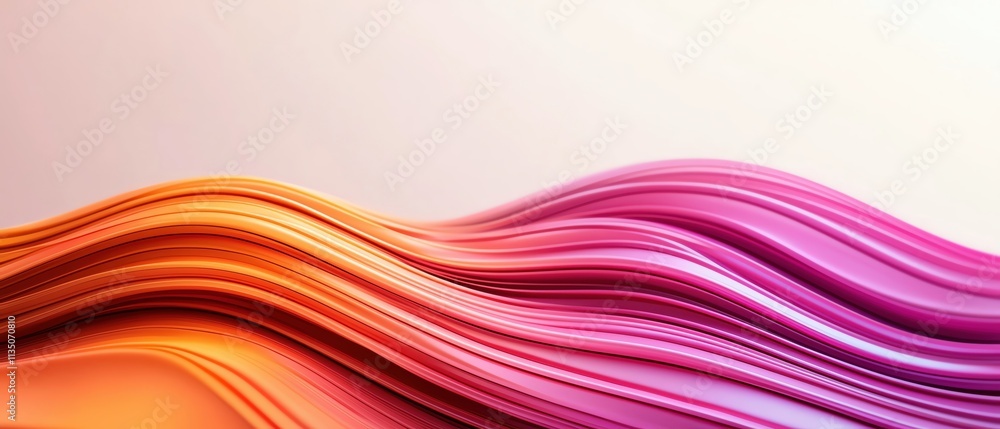 Poster abstract colorful waves in vibrant hues creating a dynamic and modern visual effect.