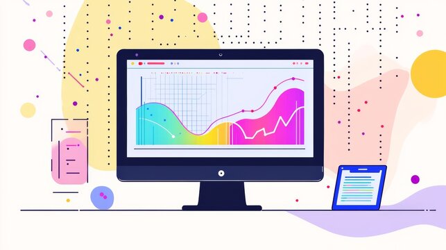 Statistical concepts in data science, displaying distributions, hypothesis testing, and regression analysis