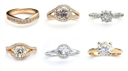 Stunning Diamond Rings Collection: Exquisite Engagement and Wedding Rings