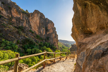 A Quaint Path Through the Cliffs Parque Nacional y Natural de Sierra Nevada