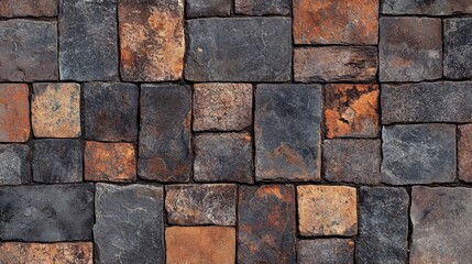 Rustic Stone Wall Pattern