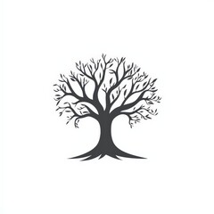 Naklejka premium Design of tree logo icon symbol illustration isolated on white background