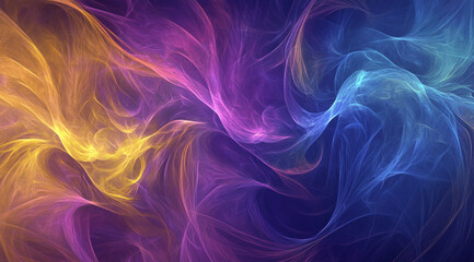 Obraz premium A digital art piece showcasing an abstract background with swirling patterns of purple