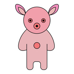 Bear vector art free illustration.