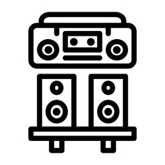 A simple icon pack of summer, vacation, travel, relaxation and family time