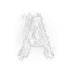 Smoke letter A