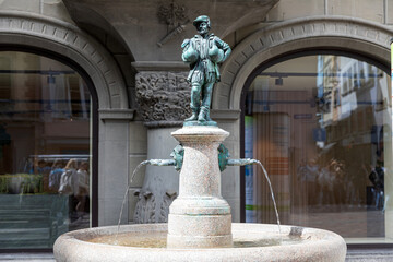 Fountain, Lucerne, Switzerland