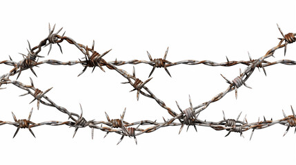 Transparent PNG of a Set of Barbed Wires Cut-Out – Perfect for Industrial and Design Projects"
"Clear PNG Image of Cut Barbed Wire Set – Ideal for Creative and Graphic Designs"