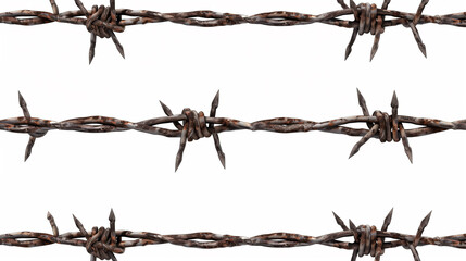 Transparent PNG of a Set of Barbed Wires Cut-Out – Perfect for Industrial and Design Projects"
"Clear PNG Image of Cut Barbed Wire Set – Ideal for Creative and Graphic Designs"