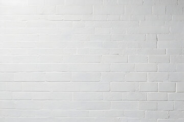 Obraz premium White brick wall creating a clean and modern background