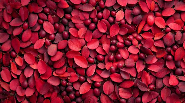 A Beautiful Close-Up of Barberry Berries Showcasing Their Unique Texture, Perfect for Nutritional and Botanical Illustrations