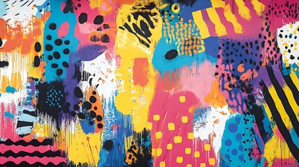 Urban Mystique Illustration with Cityscapes, Neon Lights, and Mysterious Atmosphere