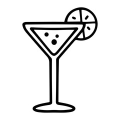 cocktail with a cocktail