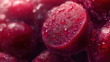 Macro photo of beets.