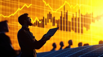 Business Analyst Using Digital Tablet to Review Data Trends