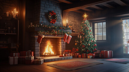 Obraz premium Warm Christmas Ambiance
