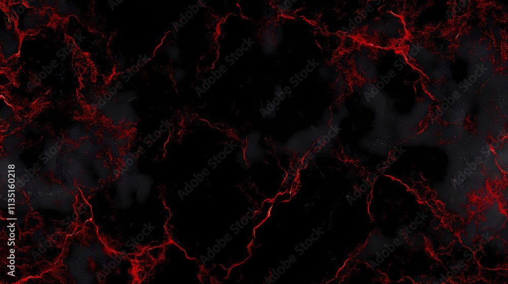 Poster Black background with subtle, dark red velvet textures. Velvet. Illustration