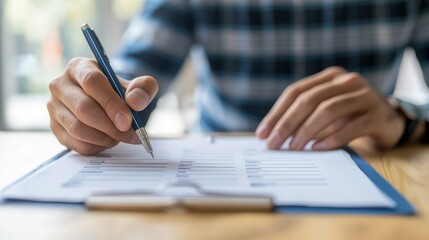 Filling Important Business Forms