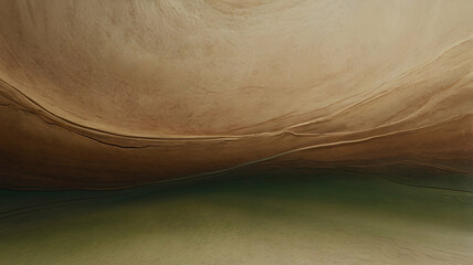 An abstract background featuring earthy tones of brown, beige, and olive green, with subtle gradients