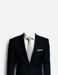 Man in Black Suit with White Shirt and Tie