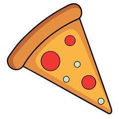 illustration of pizza