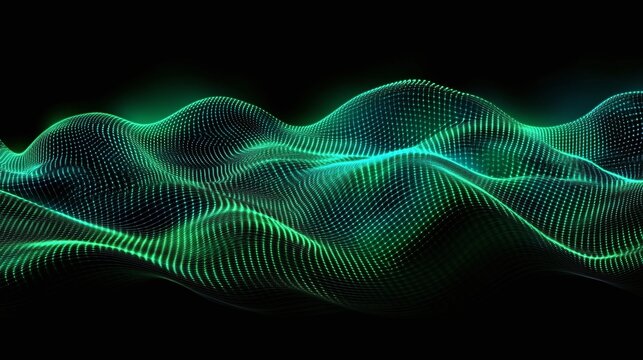 Beautiful Digital Matrix Abstract Background