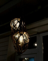 decorative lamps in the dark