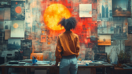 Collage that showcases friends engaging in their favorite hobbies and activities