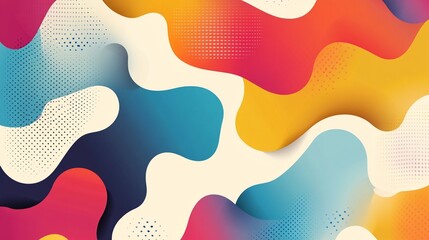 Vibrant and Colorful Abstract Pattern Background Illustration Perfect for Art Projects, Graphic Design, and Marketing Materials