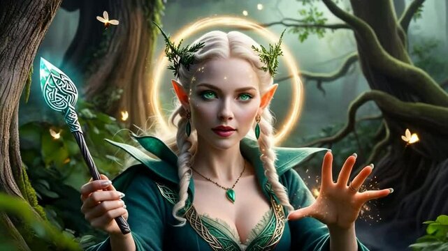 fee im verzauberten wald