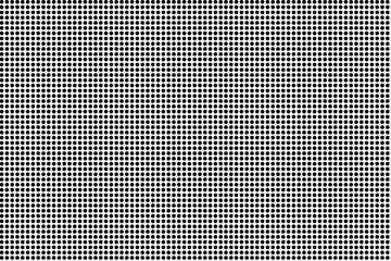 Seamless black dotty background. Grunge vector halftone dots. Abstract horizontal dotted pattern in pop art style