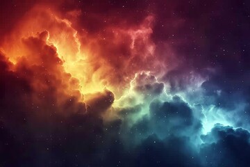Obraz premium Vibrant cosmic nebula a stunning wallpaper of stars and supernova in the universe