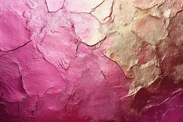 Fototapeta premium Romantic background, pink and rose gold textures, gradient effect, soft shadows, high resolution, metallic shimmer