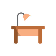 Desk Icon is a sleek and modern design perfect for office furniture stores, workspace apps, and productivity projects