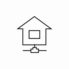 local storage icon sign vector