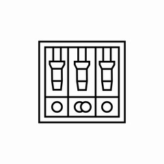 milk shake machine icon sign vector