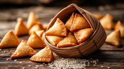 The Artistry of Triangular Pastries