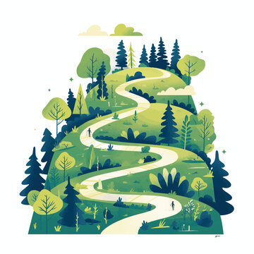 Vector illustration of a nature