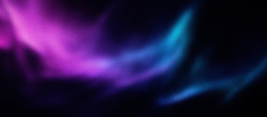 Abstract grainy grunge gradient background in purple blue and pink