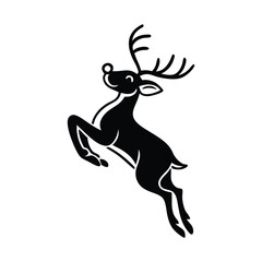 silhouette of a deer