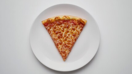 a piece of pizza on a white background